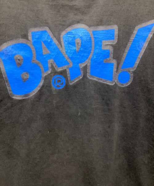 A BATHING APE（アベイシングエイプ）A BATHING APE (アベイシングエイプ) プリントTシャツ ブラック サイズ:Lの古着・服飾アイテム