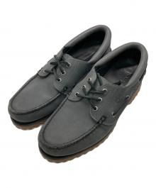 Timberland（ティンバーランド）の古着「スリーアイ(3eye) ラグ ハンドソーン ボート シューズ」｜グレー