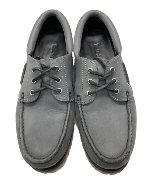 Timberland（ティンバーランド）Timberland (ティンバーランド) スリーアイ(3eye) ラグ ハンドソーン ボート シューズ グレー サイズ:26.5cmの古着・服飾アイテム