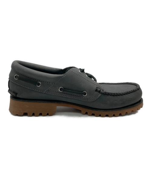 Timberland（ティンバーランド）Timberland (ティンバーランド) スリーアイ(3eye) ラグ ハンドソーン ボート シューズ グレー サイズ:26.5cmの古着・服飾アイテム