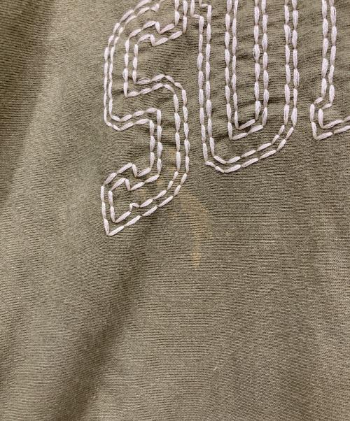 SUPREME（シュプリーム）SUPREME (シュプリーム) 20FW BIG STITCH HOODED SWEATSHIRT カーキ サイズ:Mの古着・服飾アイテム