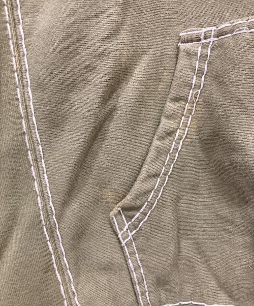 SUPREME（シュプリーム）SUPREME (シュプリーム) 20FW BIG STITCH HOODED SWEATSHIRT カーキ サイズ:Mの古着・服飾アイテム