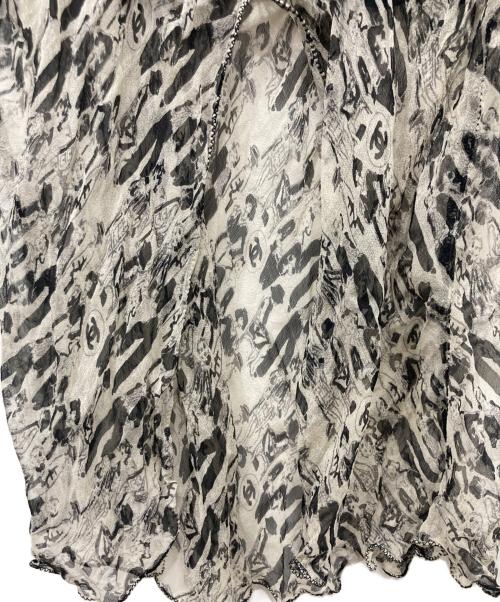 CHANEL（シャネル）CHANEL (シャネル) キャミソールワンピース アイボリー/ブラック サイズ:38の古着・服飾アイテム
