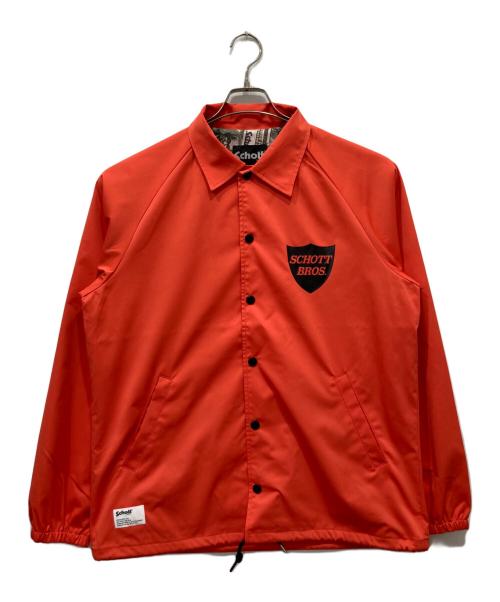 Schott（ショット）Schott (ショット) コーチジャケット オレンジ サイズ:Mの古着・服飾アイテム