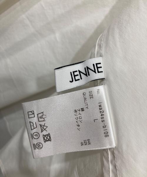 JENNE（ジェンヌ）JENNE (ジェンヌ) パール付シャツ ホワイト サイズ:Lの古着・服飾アイテム