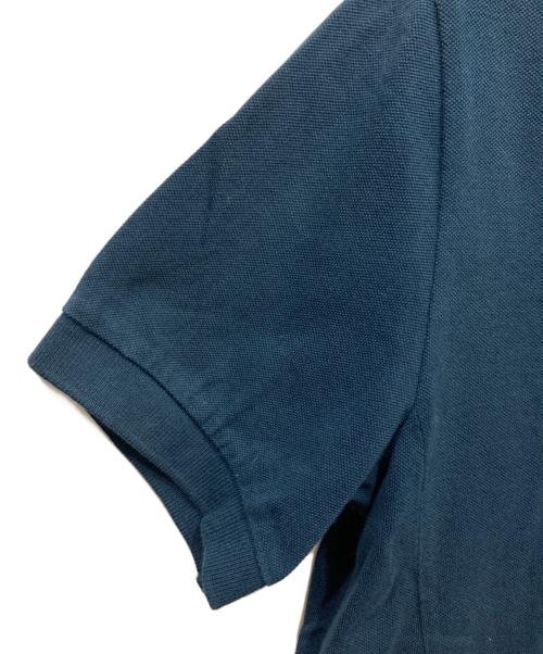 RAF SIMONS（ラフシモンズ）RAF SIMONS (ラフシモンズ) FRED PERRY (フレッドペリー) 切替ポロシャツ ブルー サイズ:38の古着・服飾アイテム