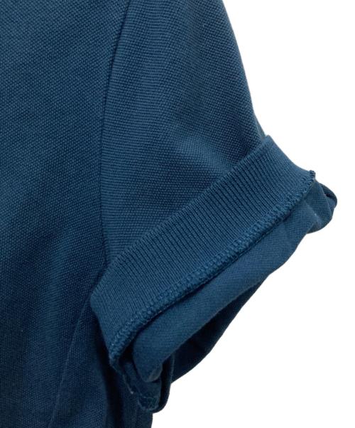 RAF SIMONS（ラフシモンズ）RAF SIMONS (ラフシモンズ) FRED PERRY (フレッドペリー) 切替ポロシャツ ブルー サイズ:38の古着・服飾アイテム