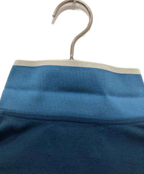 RAF SIMONS（ラフシモンズ）RAF SIMONS (ラフシモンズ) FRED PERRY (フレッドペリー) 切替ポロシャツ ブルー サイズ:38の古着・服飾アイテム