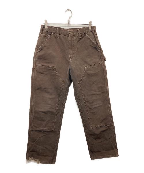 CarHartt（カーハート）CarHartt (カーハート) ダブルニーダックパンツ ブラウン サイズ:30の古着・服飾アイテム