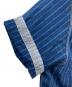 中古・古着 SUGAR CANE (シュガーケーン) FICTON ROMANCE STRIPE S/S WORK SHIRT インディゴ サイズ:M：5000円