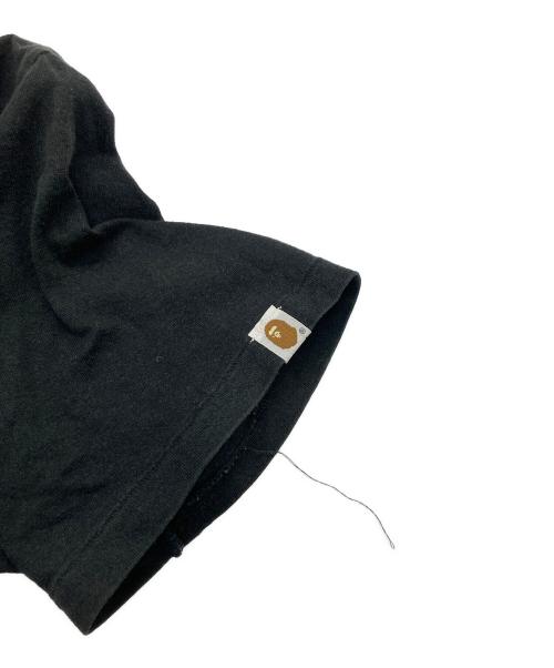 A BATHING APE（アベイシングエイプ）A BATHING APE (アベイシングエイプ) プリントTシャツ ブラック サイズ:XLの古着・服飾アイテム