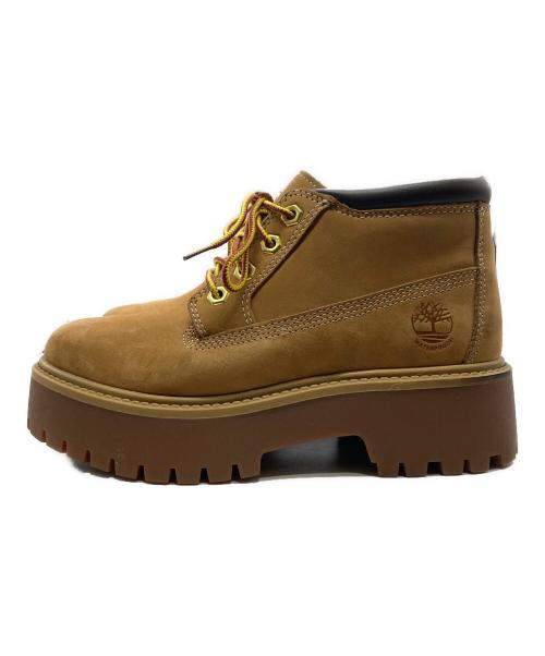 Timberland（ティンバーランド）Timberland (ティンバーランド) ストーン ストリート ミッドレースアップウォータープルーフ ブーツ ベージュ サイズ:23cmの古着・服飾アイテム