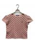 BURBERRY BLUE LABEL（バーバリー ブルー レーベル）の古着「ノバチェックカットソー」｜ピンク