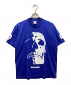 SUPREME×BOUNTY HUNTERシュプリーム×バウンティハンター）の古着「23AW Bounty Hunter Skulls Tee」｜ブルー