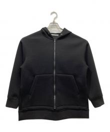 theory luxe（セオリーリュクス）の古着「ジップパーカー」｜ブラック