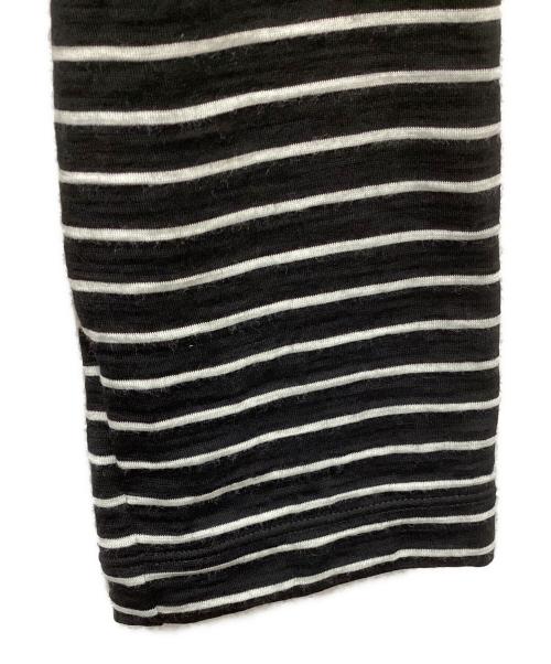 MUSE de Deuxieme Classe（ミューズ ドゥーズィエム クラス）MUSE de Deuxieme Classe (ミューズ ドゥーズィエム クラス) Primewool jersey Tシャツ ブラック×ホワイト サイズ:FREEの古着・服飾アイテム