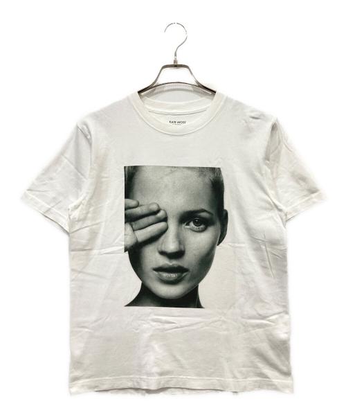 KATE MOSS（ケイト モス）KATE MOSS (ケイト モス) BIOTOP (ビオトープ) Photo T-shirts ホワイト サイズ:Mの古着・服飾アイテム
