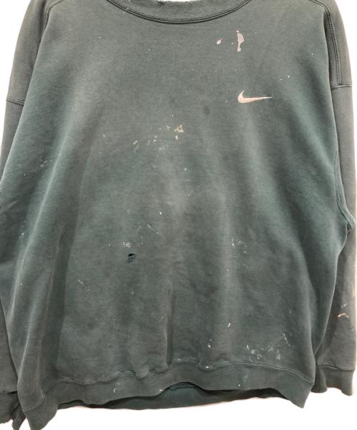 NIKE（ナイキ）NIKE (ナイキ) 90’s-00’s ロゴ刺繍スウェット グリーン サイズ:XLの古着・服飾アイテム