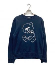UNDERCOVER（アンダーカバー）の古着「ベアプリントスウェト」｜ブラック