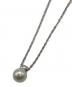 MIKIMOTO (ミキモト) パールペンダントネックレス シルバー：15000円