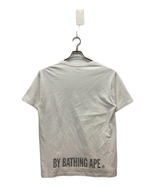 A BATHING APE（アベイシングエイプ）A BATHING APE (アベイシングエイプ) プリントTシャツ ホワイト サイズ:Lの古着・服飾アイテム