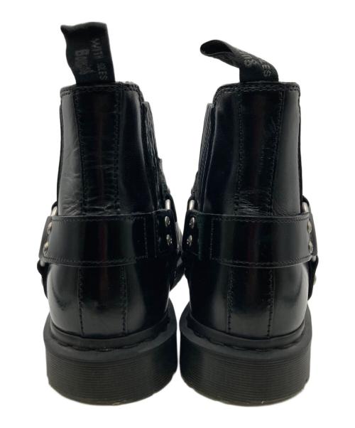 Dr.Martens（ドクターマーチン）Dr.Martens (ドクターマーチン) HARNESS チェルシー ブーツ ブラック サイズ:UK9の古着・服飾アイテム