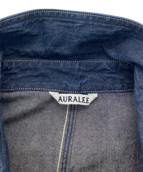 AURALEE（オーラリー）AURALEE (オーラリー) HARD TWIST LIGHT DENIM SHIRTS BLOUSON インディゴ サイズ:4の古着・服飾アイテム