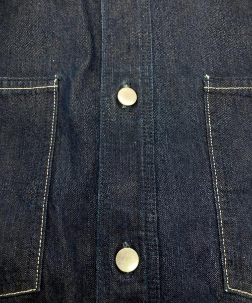 AURALEE（オーラリー）AURALEE (オーラリー) HARD TWIST LIGHT DENIM SHIRTS BLOUSON インディゴ サイズ:4の古着・服飾アイテム