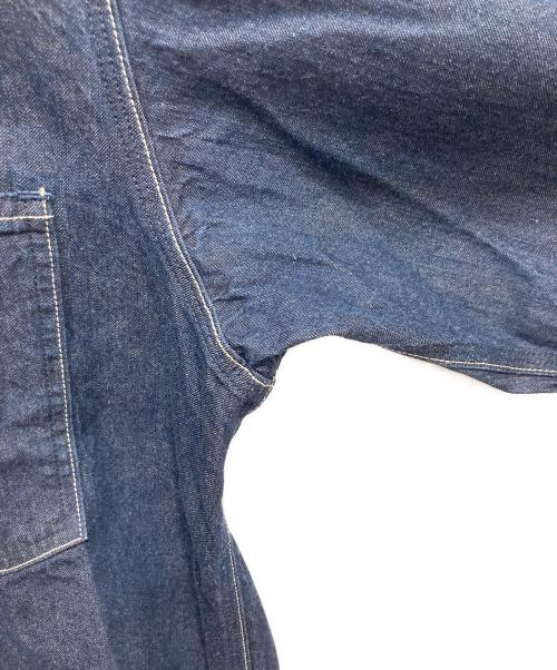 AURALEE（オーラリー）AURALEE (オーラリー) HARD TWIST LIGHT DENIM SHIRTS BLOUSON インディゴ サイズ:4の古着・服飾アイテム