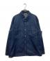 AURALEE（オーラリー）の古着「HARD TWIST LIGHT DENIM SHIRTS BLOUSON」｜インディゴ