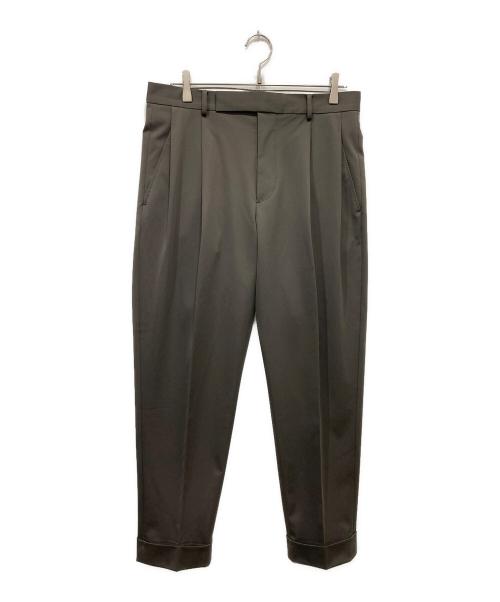 :colon（コロン）:colon (コロン) WoolTwill 2Pleated PT カーキ サイズ:3の古着・服飾アイテム