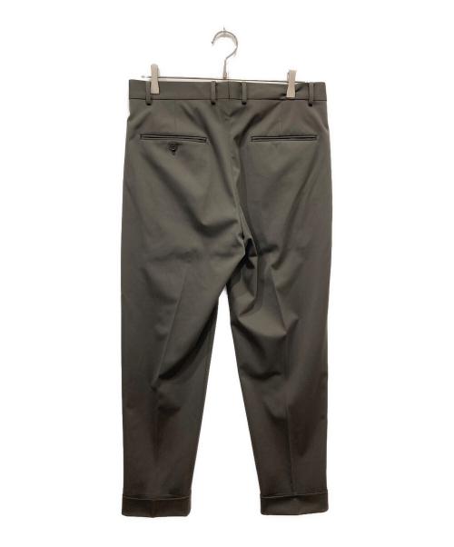 :colon（コロン）:colon (コロン) WoolTwill 2Pleated PT カーキ サイズ:3の古着・服飾アイテム