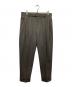 :colon（コロン）の古着「WoolTwill 2Pleated PT」｜カーキ