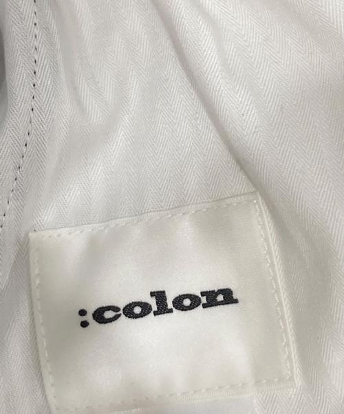 :colon（コロン）:colon (コロン) Easy Slacks ネイビー サイズ:3の古着・服飾アイテム