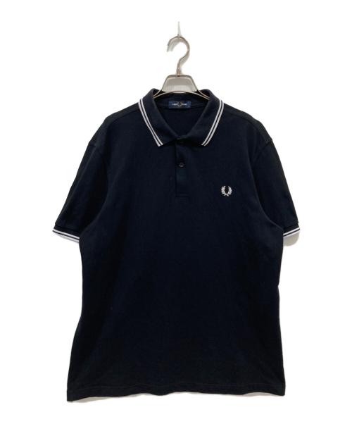 FRED PERRY（フレッドペリー）FRED PERRY (フレッドペリー) ポロシャツ ブラック サイズ:XLの古着・服飾アイテム