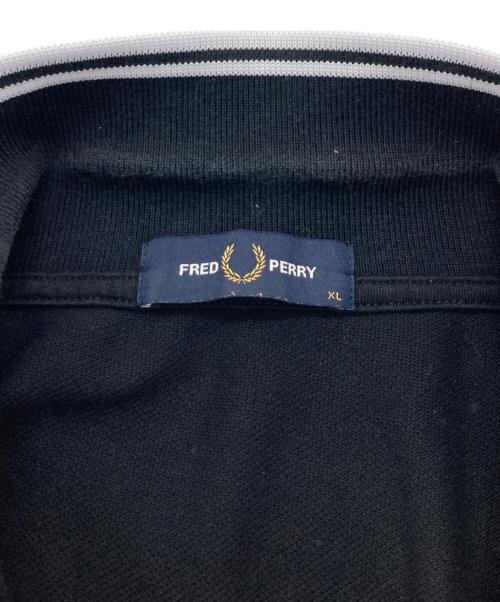 FRED PERRY（フレッドペリー）FRED PERRY (フレッドペリー) ポロシャツ ブラック サイズ:XLの古着・服飾アイテム