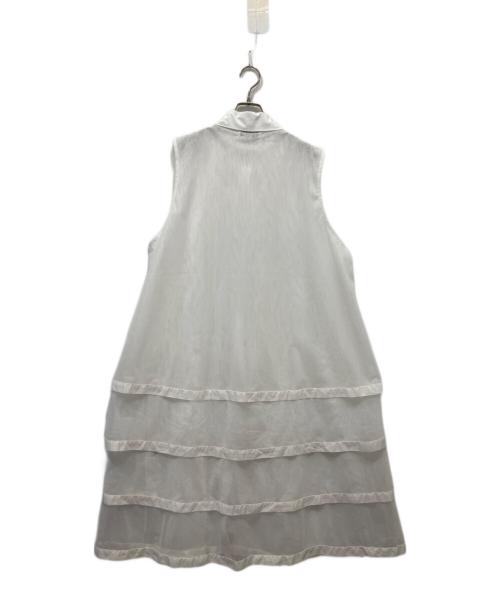 ANDREA&CO（アンドレアアンドコー）ANDREA&CO (アンドレアアンドコー) ノースリーブワンピース ホワイト サイズ:不明の古着・服飾アイテム