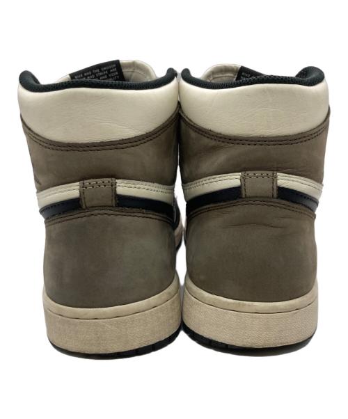 NIKE（ナイキ）NIKE (ナイキ) Air Jordan 1 High OG/エアジョーダン 1 ハイ OG ホワイト×ブラック×モカ サイズ:27の古着・服飾アイテム