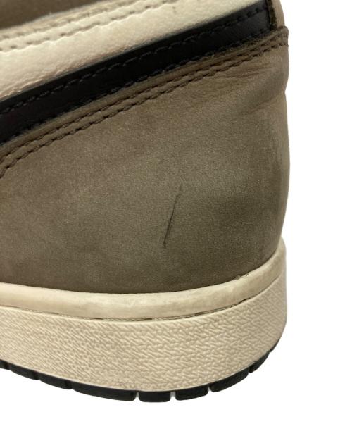 NIKE（ナイキ）NIKE (ナイキ) Air Jordan 1 High OG/エアジョーダン 1 ハイ OG ホワイト×ブラック×モカ サイズ:27の古着・服飾アイテム