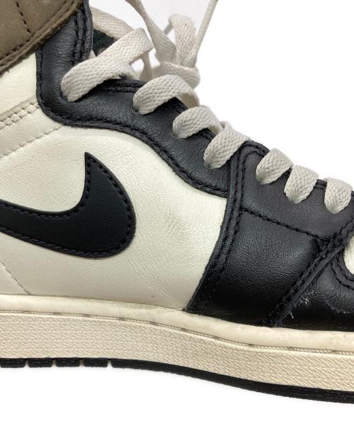 NIKE（ナイキ）NIKE (ナイキ) Air Jordan 1 High OG/エアジョーダン 1 ハイ OG ホワイト×ブラック×モカ サイズ:27の古着・服飾アイテム