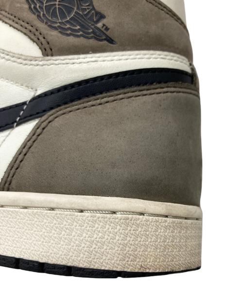 NIKE（ナイキ）NIKE (ナイキ) Air Jordan 1 High OG/エアジョーダン 1 ハイ OG ホワイト×ブラック×モカ サイズ:27の古着・服飾アイテム