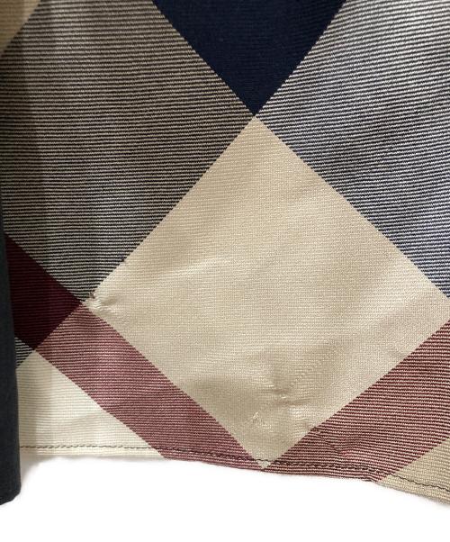 BLUE LABEL CRESTBRIDGE（ブルーレーベルクレストブリッジ）BLUE LABEL CRESTBRIDGE (ブルーレーベルクレストブリッジ) ベルト付きノースリーブワンピース ネイビー サイズ:36の古着・服飾アイテム