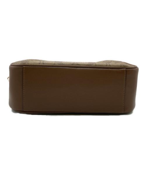 COACH（コーチ）COACH (コーチ) シグネチャーショルダーバッグ ブラウンの古着・服飾アイテム