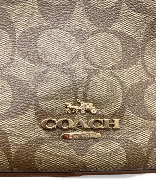 COACH（コーチ）COACH (コーチ) シグネチャーショルダーバッグ ブラウンの古着・服飾アイテム