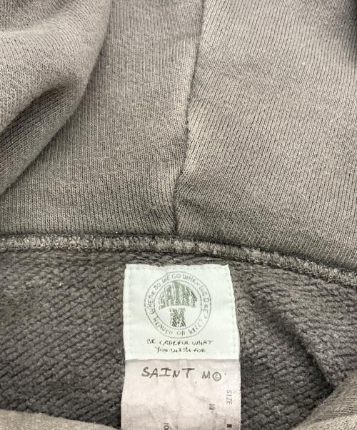 SAINT MICHAEL（セントマイケル）SAINT MICHAEL (セントマイケル) HOODIE SPINNER グレー サイズ:Mの古着・服飾アイテム