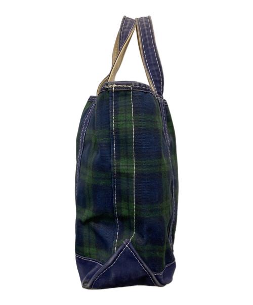 L.L.Bean（エルエルビーン）L.L.Bean (エルエルビーン) 90’s BOAT AND TOTE ネイビー×グリーンの古着・服飾アイテム