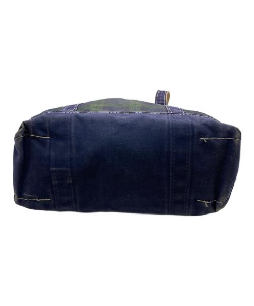 L.L.Bean（エルエルビーン）L.L.Bean (エルエルビーン) 90’s BOAT AND TOTE ネイビー×グリーンの古着・服飾アイテム