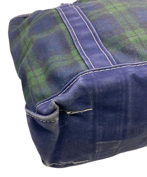 L.L.Bean（エルエルビーン）L.L.Bean (エルエルビーン) 90’s BOAT AND TOTE ネイビー×グリーンの古着・服飾アイテム