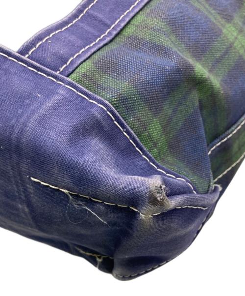 L.L.Bean（エルエルビーン）L.L.Bean (エルエルビーン) 90’s BOAT AND TOTE ネイビー×グリーンの古着・服飾アイテム