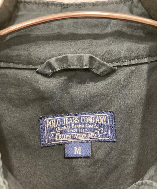 POLO JEANS（ポロジーンズ）POLO JEANS (ポロジーンズ) シングルライダースジャケット ネイビー サイズ:Mの古着・服飾アイテム